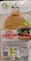 Veganer Aufschnitt Lyoner Art mit Paprika