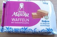 Waffeln mit Kakaofüllung