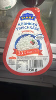 Körniger Frischkäse 33 % Fett