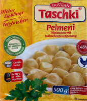 Pelmeni mit Hähnchenfleischfüllung