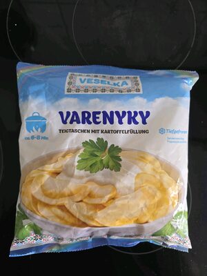Varenyky Teigtaschen mit Kartoffelfüllung
