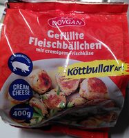 Gefüllte Fleischbällchen mit cremigem Frischkäse Klttbullar Art