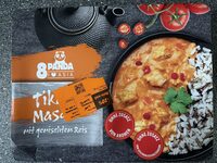Tikka Masala mit gemischten Reis