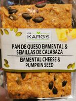 Pan de queso emmental y semillas de calabaza