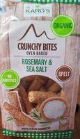 Crunchy bites. Rosemary & Sea salt.