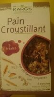 Pain croustillant aux 5 céréales complètes