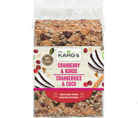 Pain croustillant Cranberries & Coco