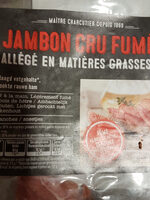 Jambon cru fumé allégé en matières grasses