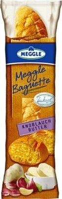 Baguette Knoblauch-Butter 4034900032416 Baguette, vorgebacken, gefüllt mit 20% Knoblauchbutter (Butterzubereitung)