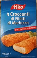 4 croccanti di filetti di merluzzo