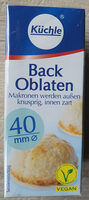 Back Oblaten, d40mm