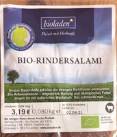 Bio-Rindersalami