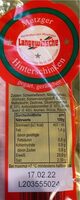 Metzger Hinterschinken