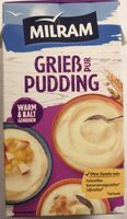 Grieß Pudding pur