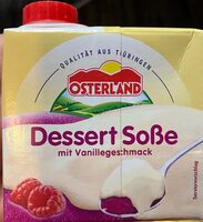 Dessert Soße mit Vanillegeschmack
