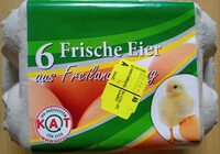6 Frische Eier aus Freilandhaltung
