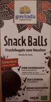 Bio Snack Balls Schoko Kirsch Fruchtkugeln