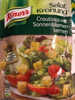 Salat Krönung - Croutinos mit Sonnenblumenkernen