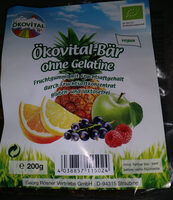 Ökovital-Bär ohne Gelatine