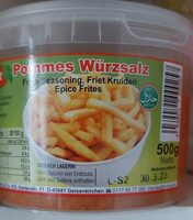 Pommes Würzsalz - Epice frites