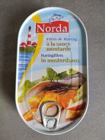 Haringfilets in mosterdsaus