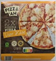 2x Pizza Vier Käse