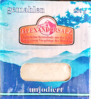 Alexandersalz gemahlen