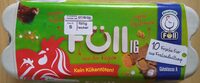 10 Frische Eier aus Freilandhaltung eigene F Futterherstellung Güteklasse A Gew.Kl. S