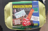 6 frische bio eier