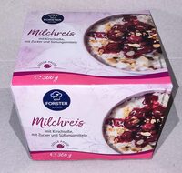 Milchreis mit Kirschsoße