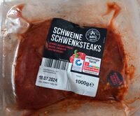 Schweinesteakes gewürzt