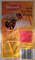 Brotwelt Tortilla Wraps