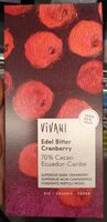 Edel Bitter Cranberry 70% Ecuador-Caribe