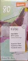 Edel Bitter 80% Santo Domingo