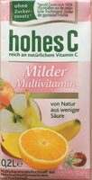 Eckes Granini, Hohes C, Mildes Multivitamin Fruchtsäfte