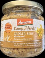 Grober Senf mittelscharf