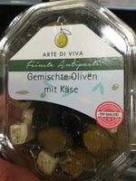 Gemischte Oliven mit Käse