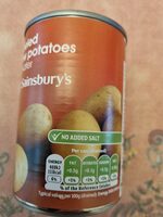 Peeled new potatoes