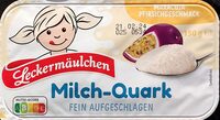 Milchquark - Maracuja-Pfirsichgeschmack