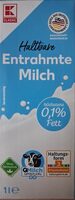 Haltbare entrahmte milch