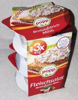 Brotaufstrich-Minis - Fleischsalat