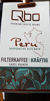 Qbo PREMIUM COFFEE BEANS, Filterkaffee kräftig