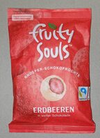 Fruity Souls - Erdbeeren in weißer Schokolade