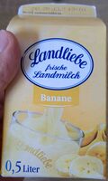 Frische Landmilch Banane