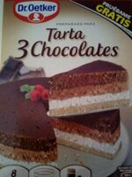 Tarta 3 chocolates