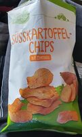 Bio-Süßkartoffelchips mit Meersalz