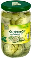 ALDI KING'S CROWN GEMÜSE Gurkensalat nach dänischer Art 670g 1.29€ 1kg 3.58€