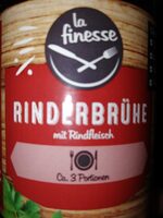 Rinderbrühe mit Rindfleisch