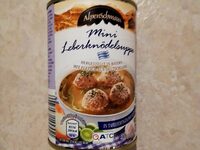 Minileberknödel-Suppe