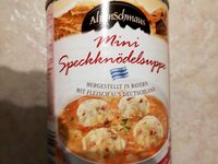 Minispeckknödel-Suppe